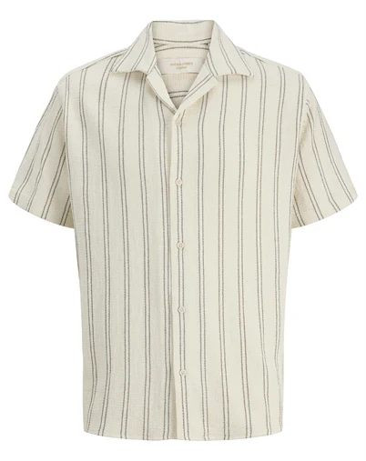 Jack & Jones Junior - JJECoba Kortærmet Skjorte - Antique White